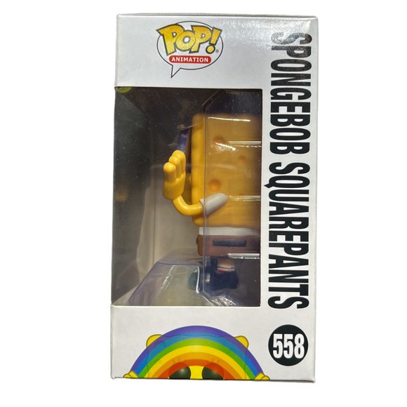 Funko Pop Animation Sponge Bob Squarepants Rainbow 558 Collectible Vinyl Figure - Picture 4 of 7